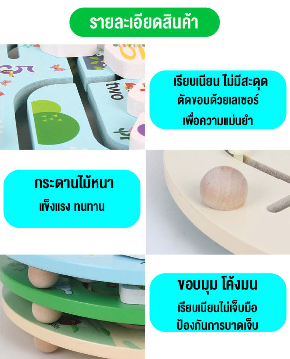 babyonline66-ให่ม-ของเล่นกระดานไม้-จับคู่เขาวงกตเดินได้-กระดานจับคู่ไม้ของเล่นเพื่อการศึกษา-จับคู่ตัวเลข-จับคู่สัตว์-จับคู่ผลไม้-พร้อมส่ง