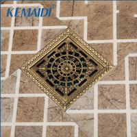 KEMAIDI 12*12cm Drainage Antique ss Shower Bathtub Bathroom Floor Drain Water Filter Sink Strainer Waste Square