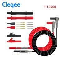 Cleqee Series Multimeter Test Lead Kit 4Mm Banana Plug Cable Test Hook Clip Probe คลิปจระเข้ยานยนต์ชุดเครื่องมือ