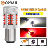 ✅Oprah 1ชิ้น 1156 ไฟเลี้ยว LED ไม่มีแฟลช Super Canbus 1157 Double Contact P21 / 5W T20 W21W WY21W 7440 ไฟเลี้ยวรถยนต์ไฟเบรคหลอดไฟย้อนกลับ