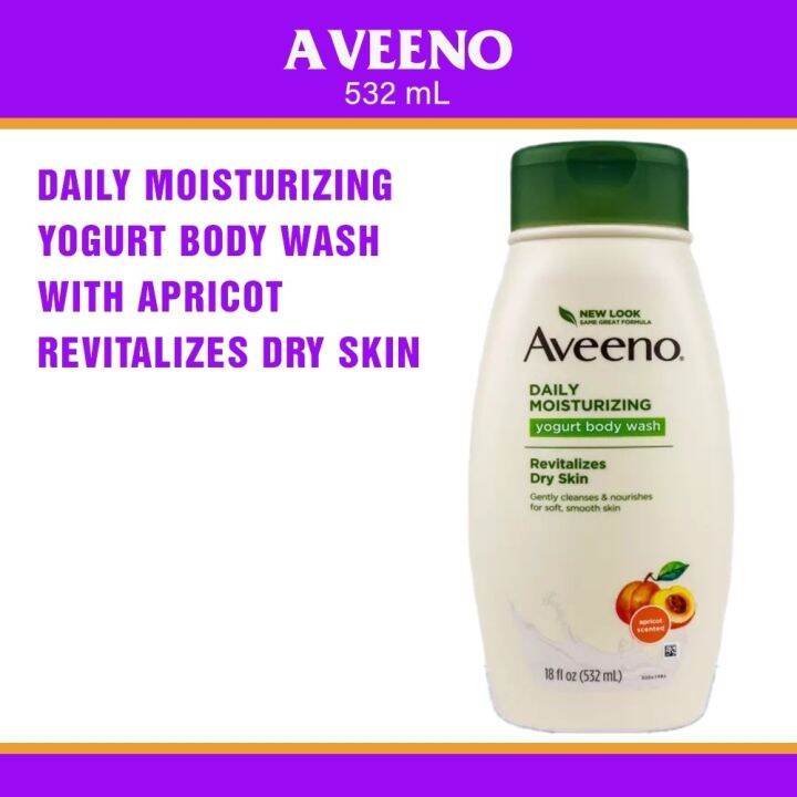 ∏ Aveeno Daily Moisturizing Yogurt Body Wash with Apricot 532 mL