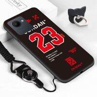 (แหวนใส่นิ้ว + เชือกเส้นเล็ก) เคสมือถือสำหรับ Realme C30S Realmi C30S แบรนด์ยอดนิยม23เคสโทรศัพท์บาสเก็ตบอลกีฬาเคส TPU ซิลิโคนเนื้อนิ่มโปร่งใสง่าย