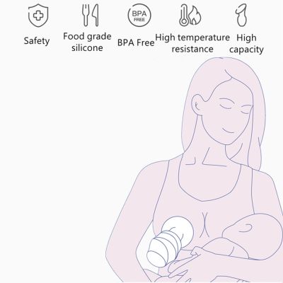 BC Babycare ป้อนซิลิโคนทำมือหน้าอกปั๊มจุกนมเด็กขวดนมดูดอุปกรณ์ดูแลคุณแม่หลังคลอดเสริม BPA ฟรี