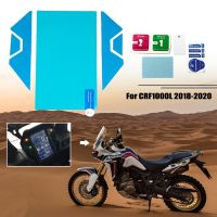 แผงหน้าปัด CRF1000L ปกป้องหน้าจอสำหรับฟิล์มป้องกันหน้าจอรอยขีดข่วนสำหรับรถมอเตอร์ไซค์ฮอนด้าแฝดแอฟริกัน CRF 1000L 2018-2020