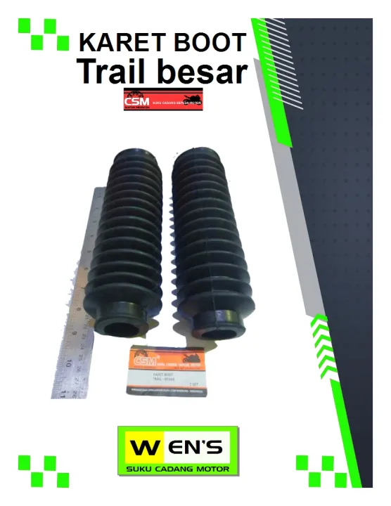 KARET BOOT TRAIL BESAR KARET BOOT SHOCK DEPAN TRAIL BESAR KARET