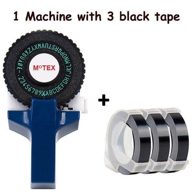 1Pcs Sky Blue MoTex E101 portable label printer compatible for 9mm dymo