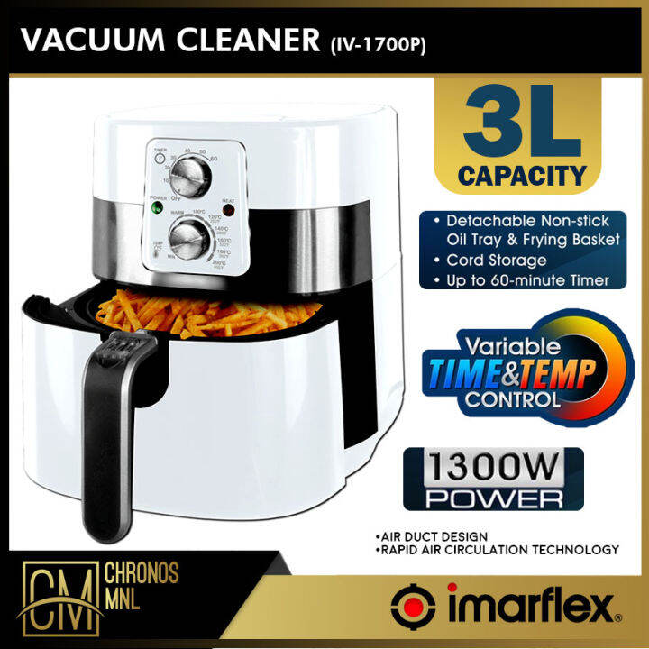 Imarflex CVO430MW 3Liters Capacity 1300watts Oil Free Cooking Turbo Air Fryer Lazada PH