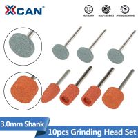 【VV】 XCAN Abrasive Mounted Stone 10pcs 3mm Shank Grinding Tools Accessories