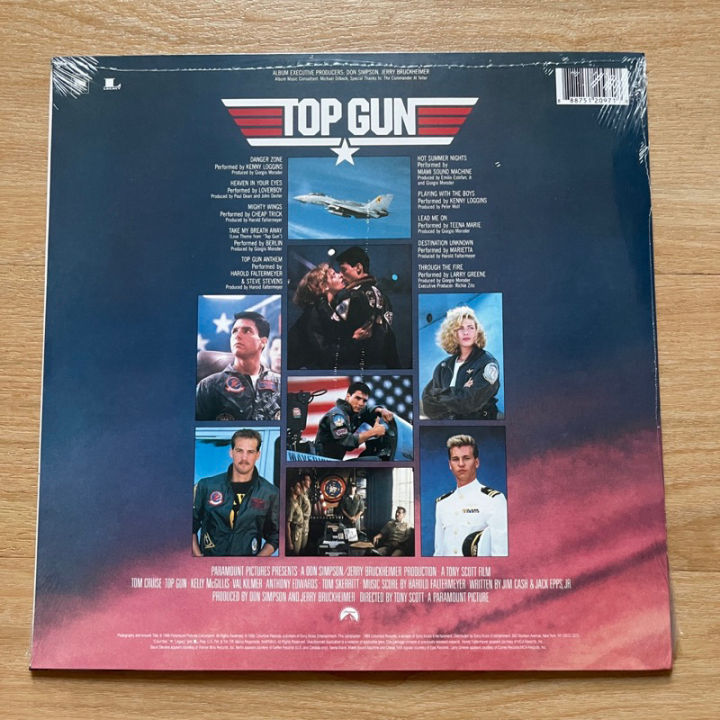 แผ่นเสียง-top-gun-original-motion-picture-soundtrack-vinyl-lp-album-reissue-usa-มือหนึ่ง-ซีล