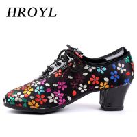 Women Shoes For Dance Shoes Girls Ladies Samba Ballroom Modern Tango Dancing Shoes 5CM Heels Square Dance Salsa Training Shoes