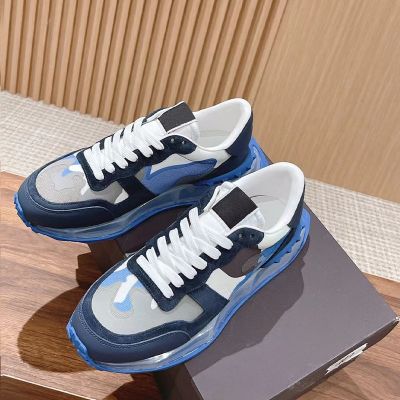 Mens Latest Fashion Sports Shoes Multi-Element Patchwork Breathable Camouflage Casual Air Cushion Shoes High Quality