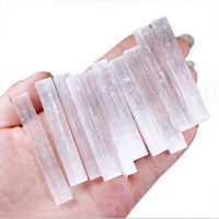 yizhuoliang 10pcs ธรรมชาติ selenite หยาบติดคริสตัลไม้กายสิทธิ์แร่ตัวอย่างการรักษาหิน