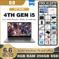 【Gift monitor 17in】netbook laptop / laptop 840G1/820G1 I 14in I 4th+5th generation processor I core i5 I 8GB memory I 256GB SSD +500G HDDI Built in HD camera I Suitable for business work + online education. 
