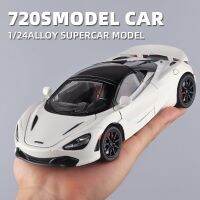 ของขวัญคริสต์มาสสำหรับแฟนหนุ่มของรถโมเดล Diecast ทำจากโลหะผสมซุปเปอร์สปอร์ตคาร์รุ่น1/24 720S