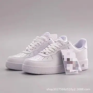 All white air hot sale force ones mens