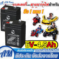 【ซื้อ 1 แถม 1】ลดพิเศษSUNNY แบตเตอรี่แห้ง ถูกที่สุด ของแท้ % ขนาด 6V 4.5Ah