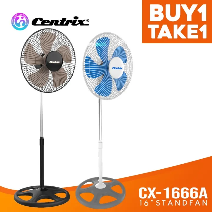 Centrix Buy 1 Take 1 CX1666A 16 Three Speed Control Stand Fan Electric
