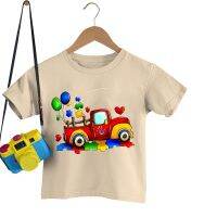 Summer Clothing Autism Children T-shirts Funny Cartoon Car Kids Tshirts Harajuku Color Puzzle Streetwear Boys Girls Y2K Tshirts