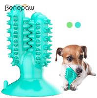 Benepaw Durable Rubber Dog Chew Toys Toothbrush Eco-friendly Teeth Cleaning Small Large Pet Dog Toys Puppy Teething Game