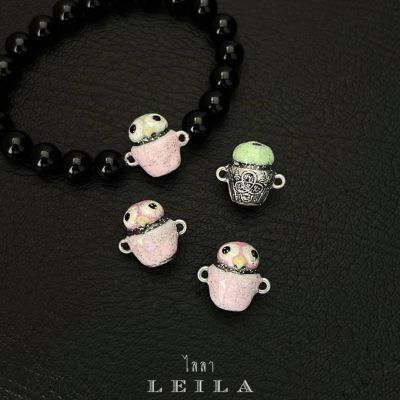 Leila Amulets ฟุคุ พญาฮูกเปิดปัญญา Baby Leila Collection (พร้อมกำไลหินฟรีตามรูป)