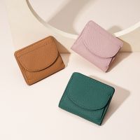 New Lychee Patterned Womens Genuine Leather Wallet Japanese Style Fabric Trend Cowhide Girls  Bag Jap Style Small Coin Wallet