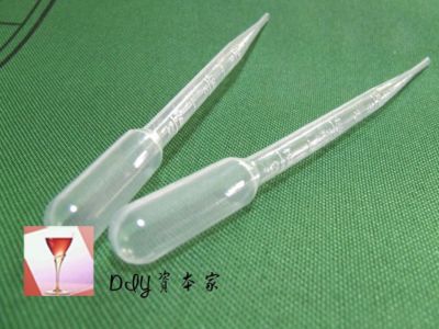 DIY capitalist disposable plastic dropper with scale 3ml capacity