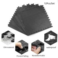 12Pcs 30*30*1cm EVA Thicken Floor Mat Protective Cushion Home Gym Exercise Yoga Mat Anti-slip Foam Exercise Mat For Indoor