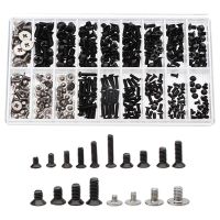 360pcs M2 M2.5 M3 Machine Laptop Notebook Flat Head Screws Replacement Kit for Dell Sony IBM HP Lenovo Screw Nails Screws Fasteners