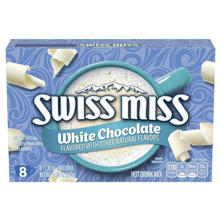 Swiss Miss White Chocolate Flavored Hot Chocolate Cocoa Mix Packets