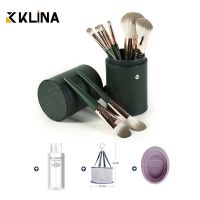 【CW】☼✁  KLINA 14Pcs Makeup Brushes Soft Tools Foundation Blush Blending Detail Eyebrow