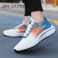 JAY_STORE  รองเท้าผ้าใบผู้ชาย รองเท้ากีฬาผช รองเท้าแฟชั่นผู้ชาย ใส่สบาย 2023ใหม่ 36Z230908