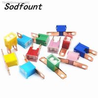 ☋ 2pcs Truck Van Automotive Connection Fuse Square High Current Flat insert Ceramic Fuse 20A 30A 40A 50A 60A 70A 80A 90A 100A 120A