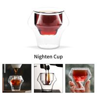 【CW】 Wall Glass Espresso Cups Anti-scald Reusable Mug Shot Wine Cup Barista Accessories