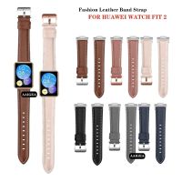 【lolo Watch】สายรัดสายหนังแฟชั่นสำหรับนาฬิกา Huawei พอดีกับ2ชิ้นใหม่/FIT2ข้อมือสวยสง่าพร้อมขั้วต่อ