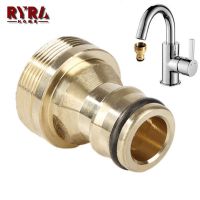 Umum kuningan konektor keran dapur selang berulir pipa air Adapter konektor pipa Fitting semprot Nozzle alat 23mm Tap Adapter