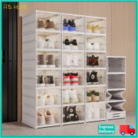 AB HOME กล่องรองเท้า กล่องพลาสติก Shoe storage box กล่องรองเท้าพับได้ กล่องเก็บรองเท้า กล่องใส่รองเท้า กล่องเก็บรองเท้า กล่องพลาสติกแข็ง