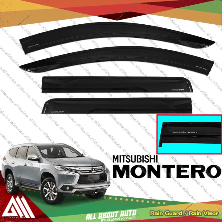 Mitsubishi Montero Sports 2016-2021 OEM Type Rain Guard Window Visor ...