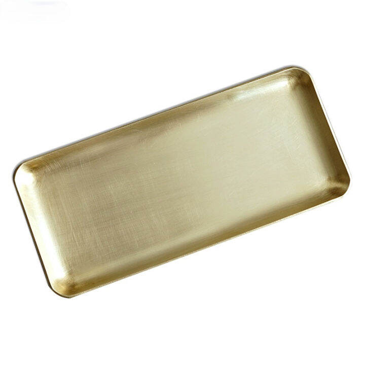 gold-brass-storage-tray-serving-platter-decorators-brushed-metal-tablewareplate-jewelrycosmeticscandyfood-makeup-tray