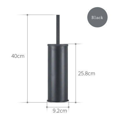Nordic Style Toilet Brush Holder Long Handle Cleaning Set Flooring Stand With Base Bathroom Storage Accessories Aluminum WC Tool