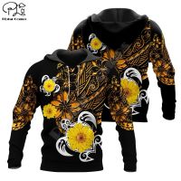 PLstar Cosmos 3DPrint Polynesian Sea Turtle Tattoo and Hibiscus Animal Winter Men/Women Funny Harajuku Streetwear Hoodies-a2