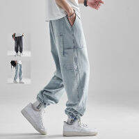 Gifts Factory Outlet Denim Pants MenS Beautiful High Street Hoe Handsome Trendy Personality Stitching Drawing