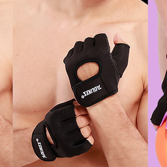 ถุงมือฟิตเนส ถุงมือออกกำลังกาย ถุงมือยกน้ำหนัก ถุงมือยกเวท Aolikes Fitness Glove