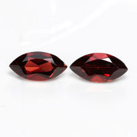 2.60 ct โกเมน (Garnet Red-Orange) ทรงมาคี 1 คู่