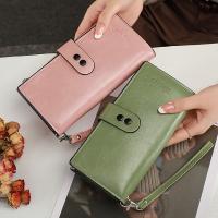 【hot】❧  Fashion Leather Wallets for Large Capacity Card Holder Female Classic Coin Hasp Purse Clutch