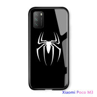 UCUC เคสโทรศัพท์เคสสำหรับ Xiaomi POCO M3กรณีMarvelเคสมือถือ เคสโทรศัพท์ เคสชายสำหรับManไอรอนแมนกัปตันอเมริกาSpider-Manกันกระแทกกระจกเทมเปอร์เคสหลังฝาปิดซิลิโคนนุ่มEdgeปลอก