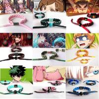 Anime Demon Slayer Toilet Bound Hanako Kun My Hero Academia Jujutsu Kaisen SAO Bracelet Handmade Rope Charm Bracelet Cosplay