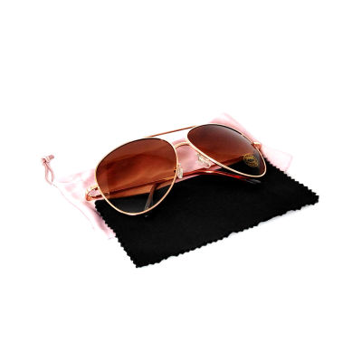 CheappyShop fashion sunglasses แว่นตากันแดด แว่นแฟชั่น ทรงนักบิน ป้องกันUV400 เลนส์แว่นสีชา รุ่น TX08