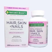 Vitamin Làm Đẹp Da, Tóc, Móng Hair Skin and Nails Natures Bounty 250v của