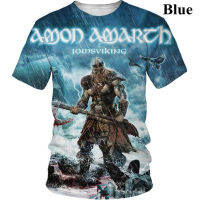 2023 New Fashion Amon Amarth 3D Printed T-shirt Men Women Hip Hop Harajuku Casual Short Sleeve Tops S-5XL