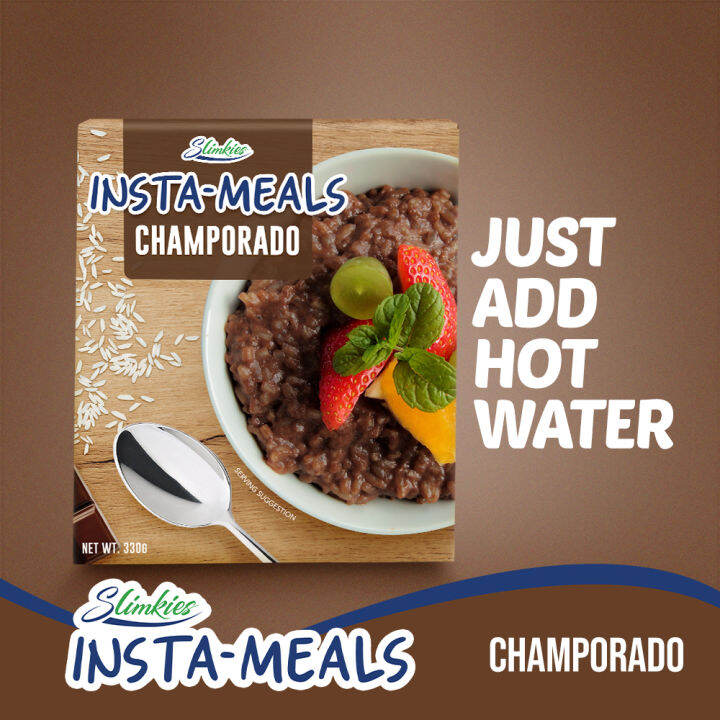 SLIMKIES INSTAMEALS Champorado Box (330g) | Lazada PH